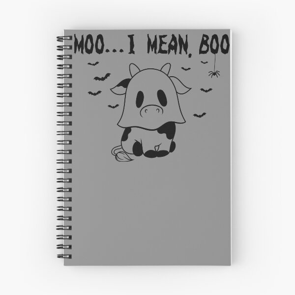 Item preview, Moo I Mean Boo Spooktober Halloween 2022 design designed and sold by to-esu.