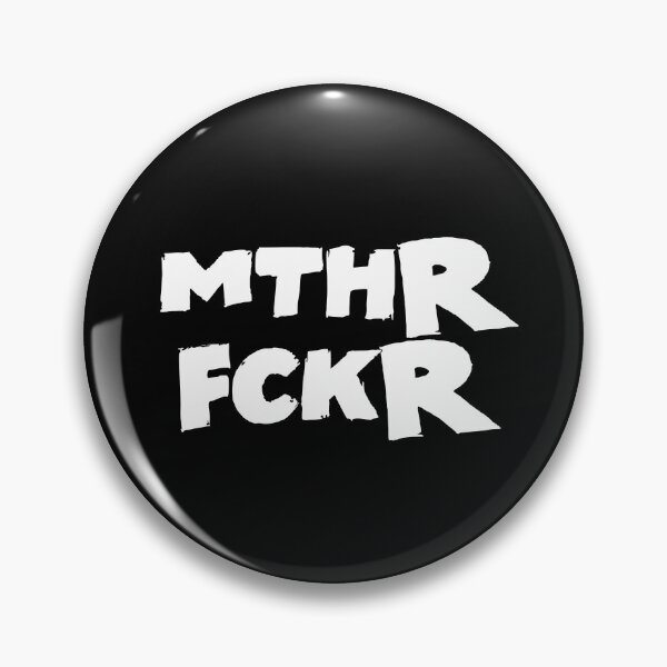 Item preview, Motherfckr Text Monochrome Black designed and sold by Meepuruproject.