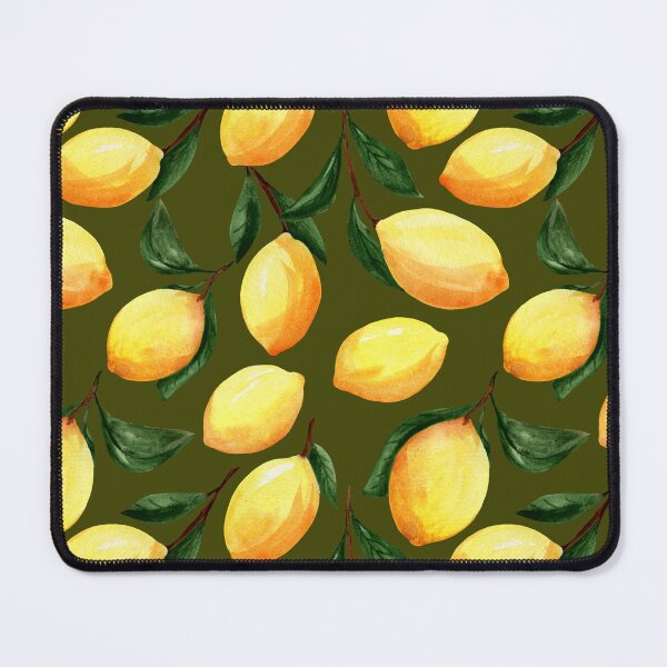 Item preview, Fresh lemons colorful eye catching pattern designed and sold by pinkyfish1010.