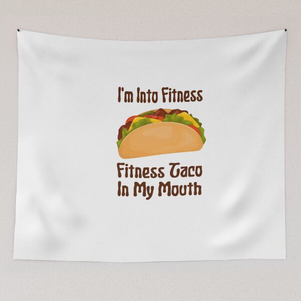 Item preview, Into Fitness Taco In My Mouth Funny Humorous gym designed and sold by ICbestshop.