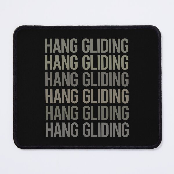 Item preview, Gray Text Art Hang Gliding Glider designed and sold by TarynBrown3126.