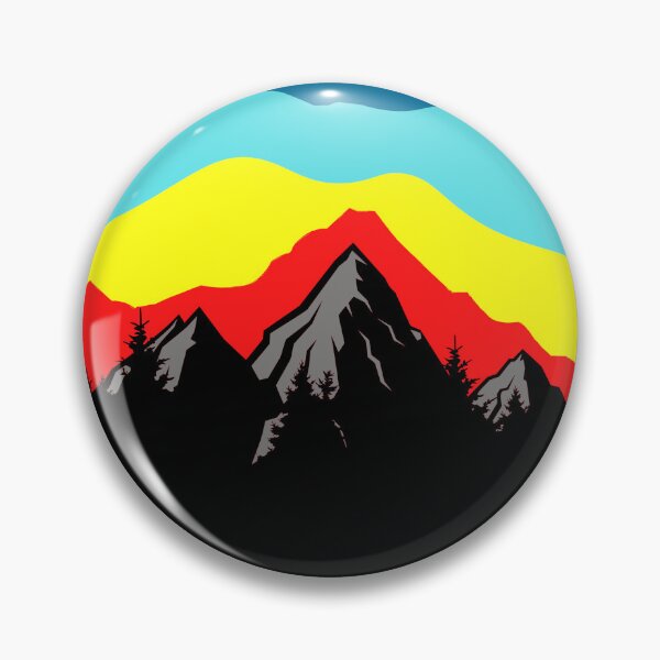Artikelvorschau, Bunter Bergsonnenuntergang entworfen und verkauft von SimpleSteve.