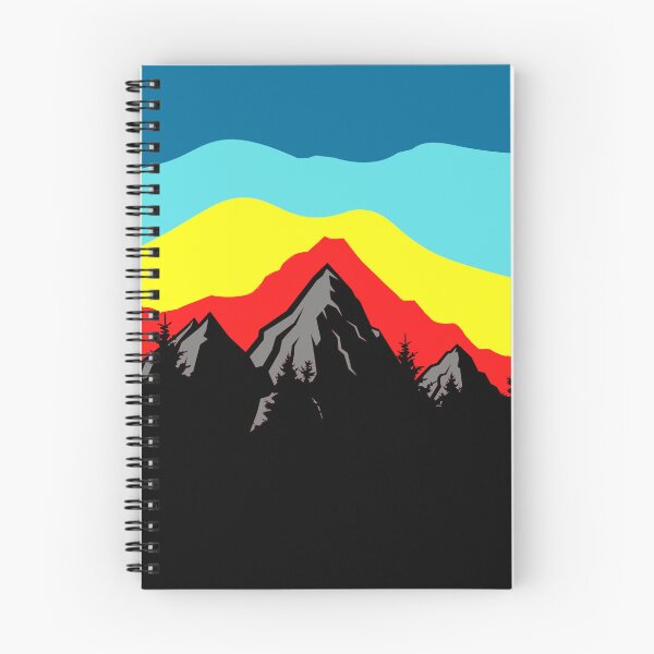 Item preview, Colorido atardecer de montaña designed and sold by SimpleSteve.