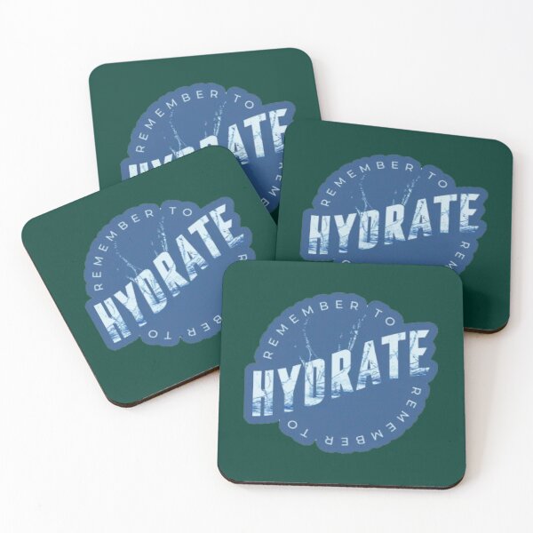 Item preview, Hydrate or Diedrate Hydrate Hydration Drink Water (4) designed and sold by JenniferWille.