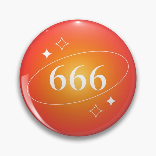 Item preview, 666 Angel Number Energy Aura Orange designed and sold by ahumbleconcept.