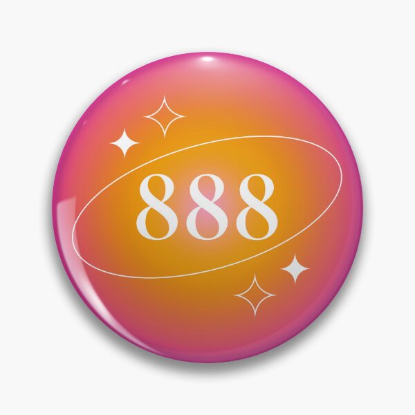 Item preview, 888 Angel Number Energy Aura Pink designed and sold by ahumbleconcept.