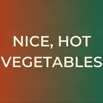 "nice hot vegetables (only murders in the building)" Art Board Print