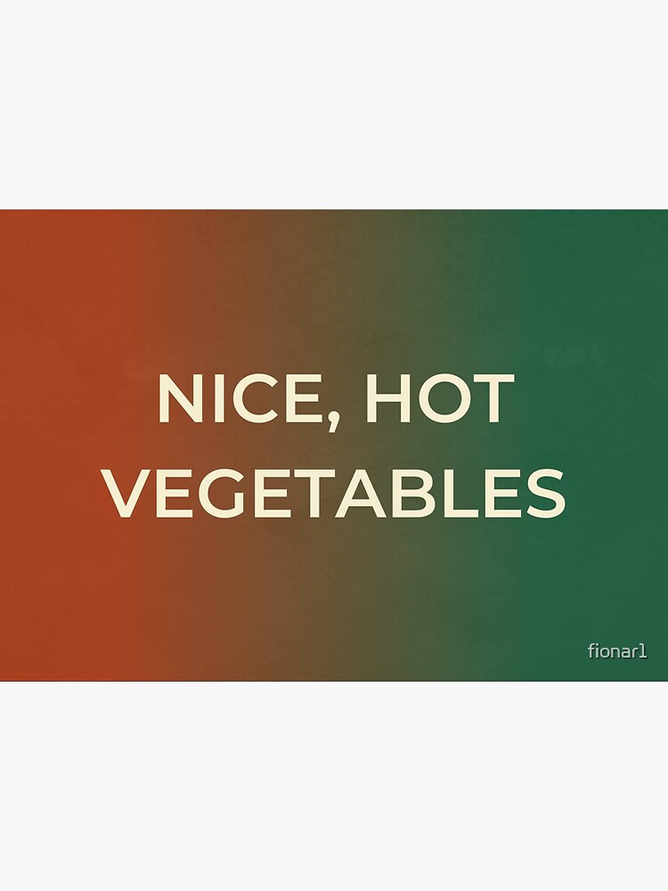 "nice hot vegetables (only murders in the building)" Sticker for Sale