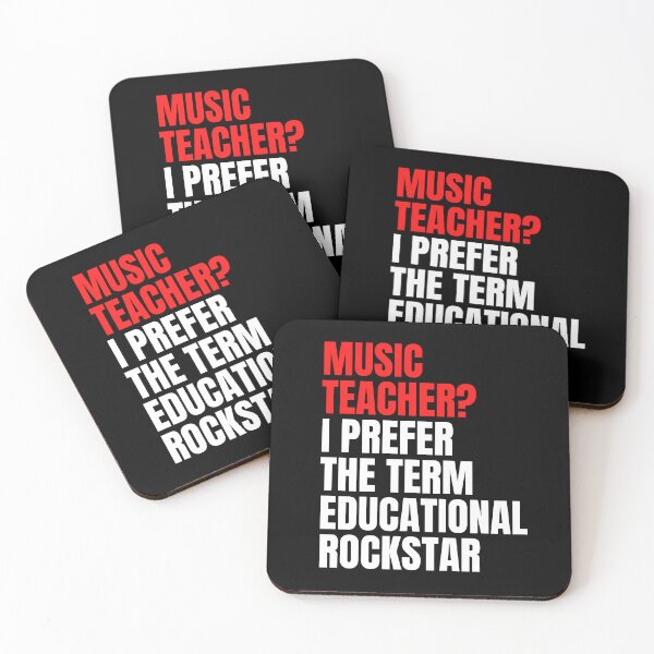 Item preview, Music Teacher I Prefer The Term Educational Rockstar For Funny Musical Teacher And Musician As A Educational Rockstar designed and sold by Funwithmusic.