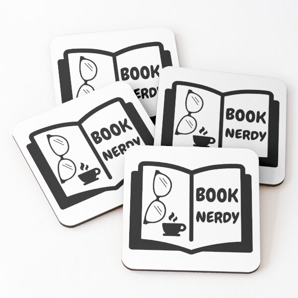 Item preview, Book Nerdy - Book Nerd Nerdy Coffee Glasses designed and sold by BopleDesigns.