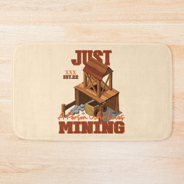 Item preview, JUST A PERSON WHO LOVES MINING designed and sold by GAADesignz.
