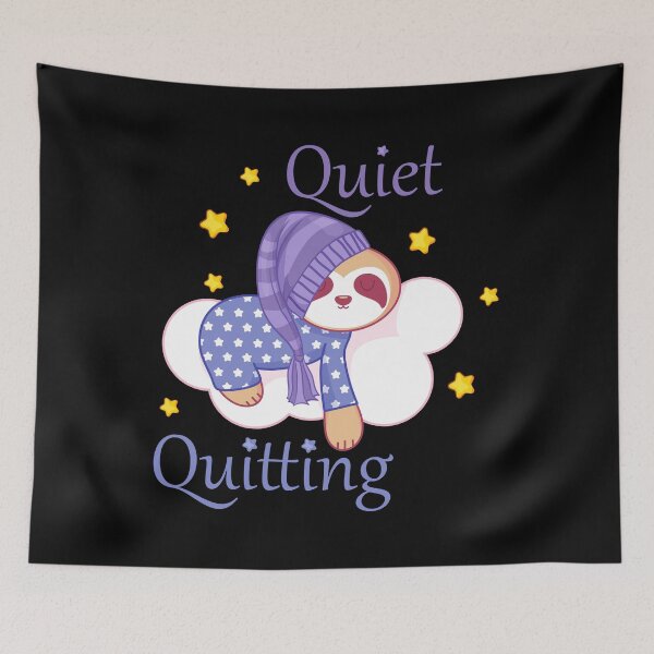 Item preview, Funny Quiet quitting sloth take a nap for your work friend designed and sold by Zeus-Studio.