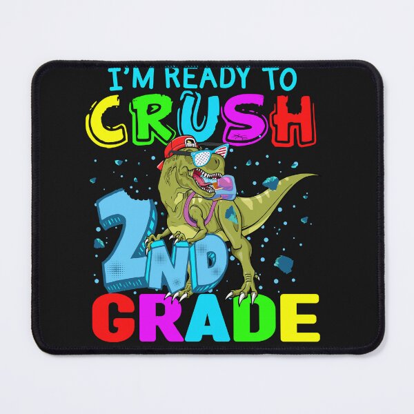 Item preview, I'm Ready To Crush 2nd Grade Day of School Dinosaur Boys designed and sold by Lazza-Tracks.
