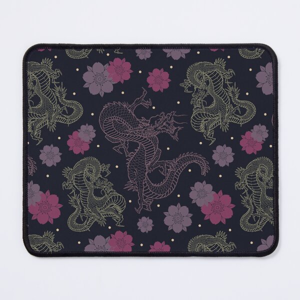 Item preview, Yellow Magenta Dragons and Magenta and Pink Sakura Dreams designed and sold by Guided by Light Art.