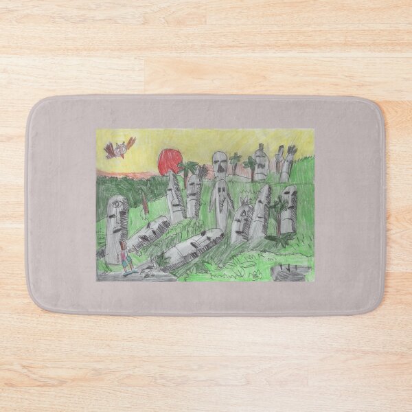 Item preview, Stone Statues of Easter Island designed and sold by mila-ola.