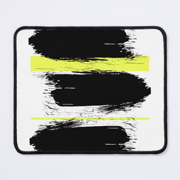 Item preview, Abstract thick yellow and black brushes paint. designed and sold by paulo silveira.