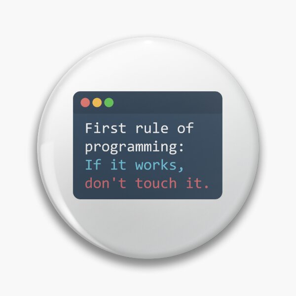 Item preview, First Rule of Programming designed and sold by NabilsDesign.