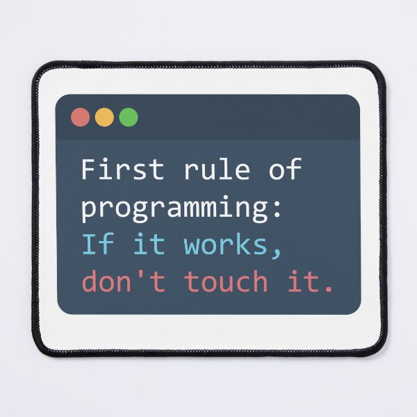 Item preview, First Rule of Programming designed and sold by NabilsDesign.