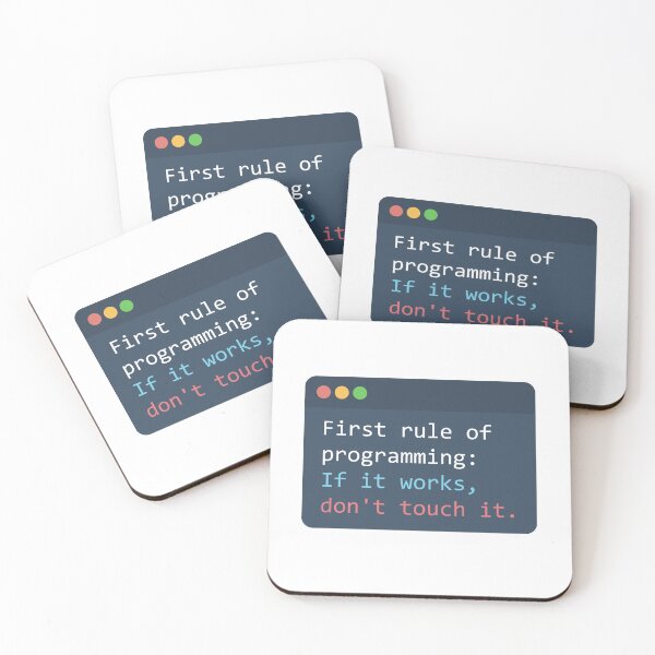 Item preview, First Rule of Programming designed and sold by NabilsDesign.