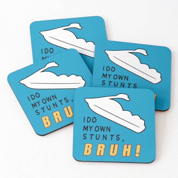 Item preview, I Do My Own Stunts Bruh - Yumyulack designed and sold by JustiesDesigns.