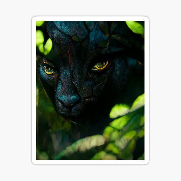 "panther " Sticker for Sale by Diseno-Devino | Redbubble