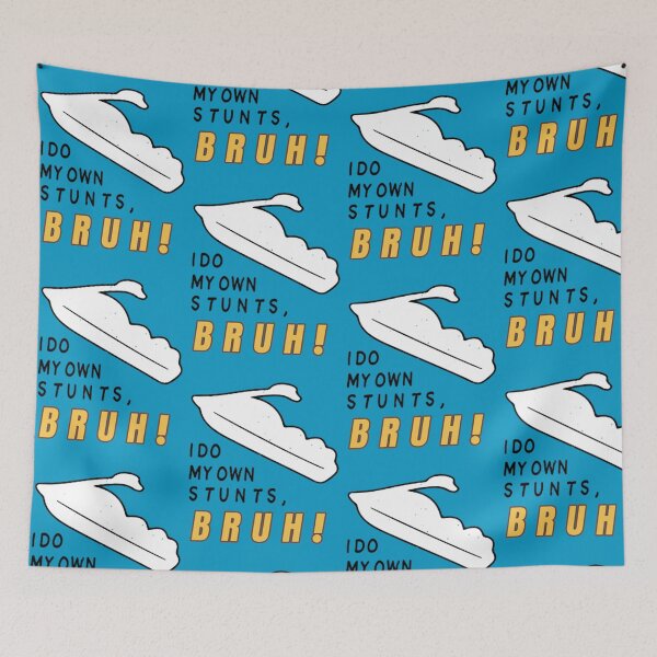 Item preview, I Do My Own Stunts Bruh - Yumyulack designed and sold by JustiesDesigns.