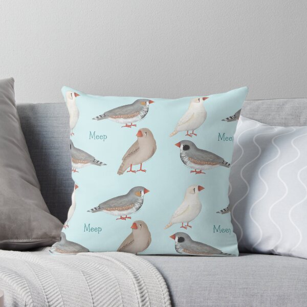 Item preview, Zebra Finches (Blue) designed and sold by WhatTheFox.