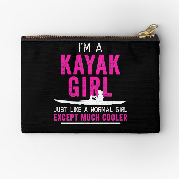 Item preview, I'm a Kayak Girl Shirt Distressed Pink designed and sold by threadsmonkey.