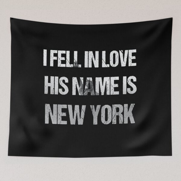 Item preview, i fell in love his name is new york designed and sold by YassJmShop.