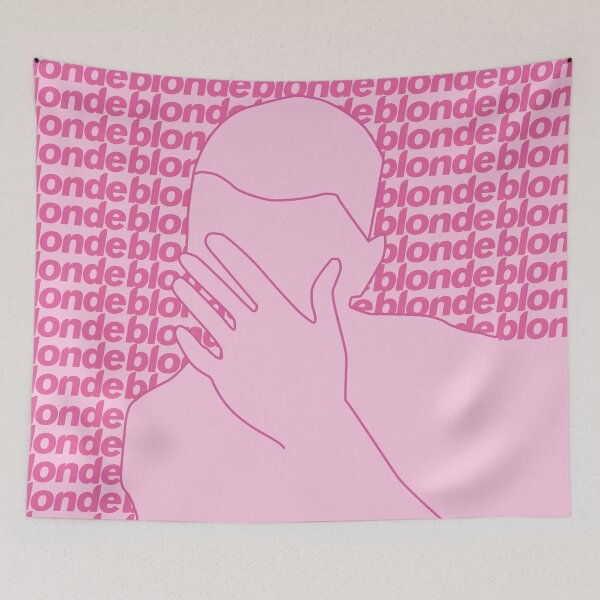 Item preview, blonde / frank ocean line art dark and hot pink  designed and sold by LLCRG.