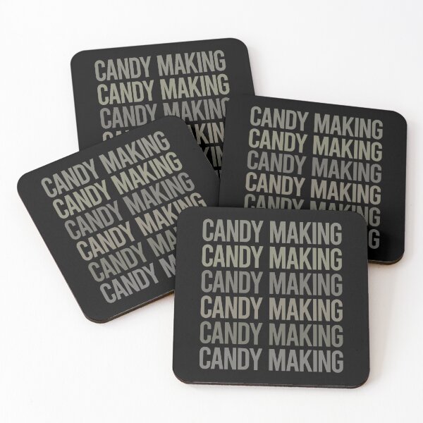 Item preview, Gray Text Art Candy Making Maker Candymaking designed and sold by TarynBrown3126.