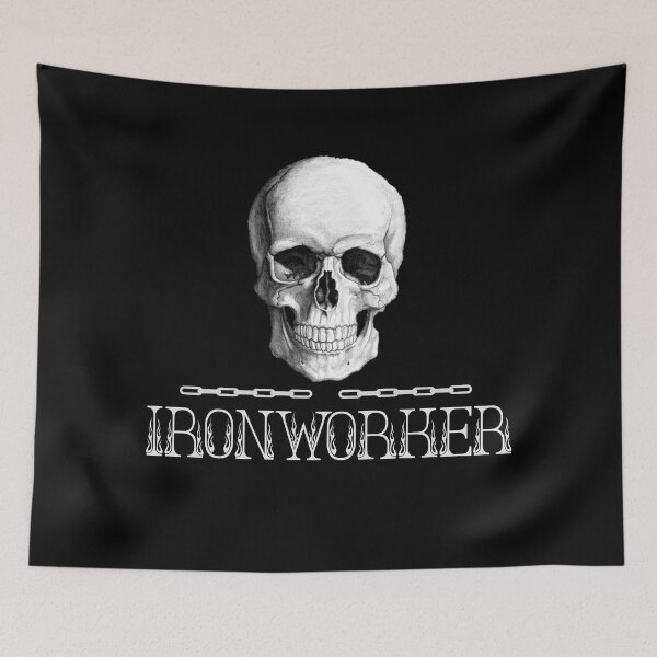 Item preview, Ironworker skull designed and sold by AsKartongs.