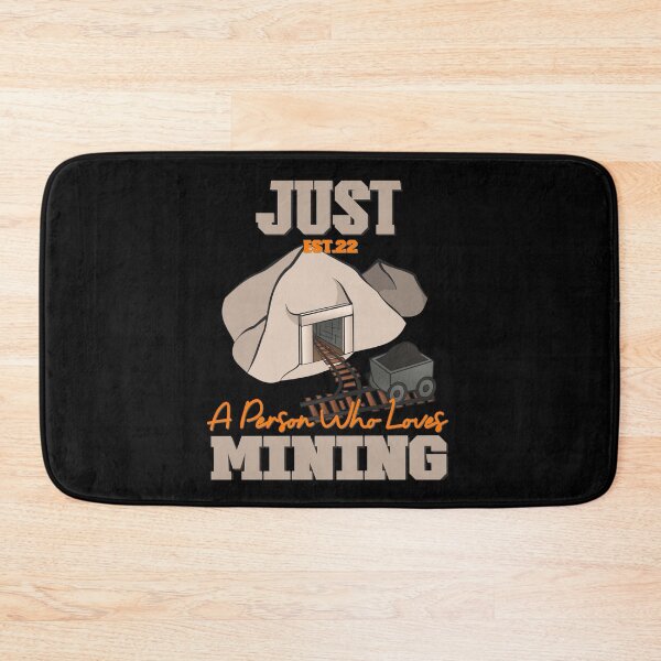 Item preview, JUST A PERSON WHO LOVES MINING designed and sold by GAADesignz.