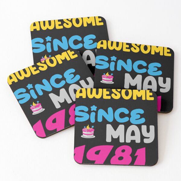 Item preview, Awesome since may 1981/Date of Birth/Gift/ Fantastic designed and sold by YoussefProMax.