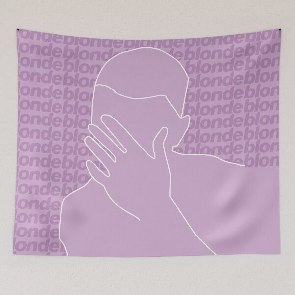 Item preview, blonde / frank ocean line art purple designed and sold by LLCRG.