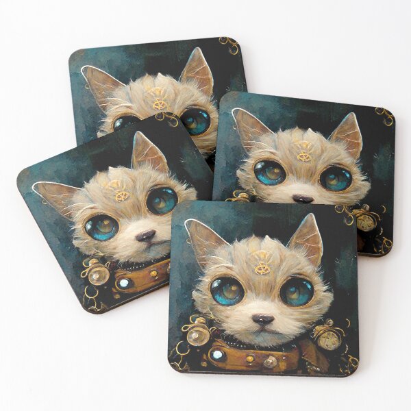Item preview, Steampunk Orange Cat With Goggles designed and sold by SteampunkJuni.