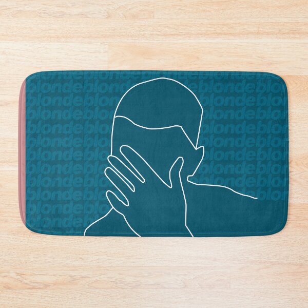 Item preview, blonde / frank ocean line art dark teal blue designed and sold by LLCRG.