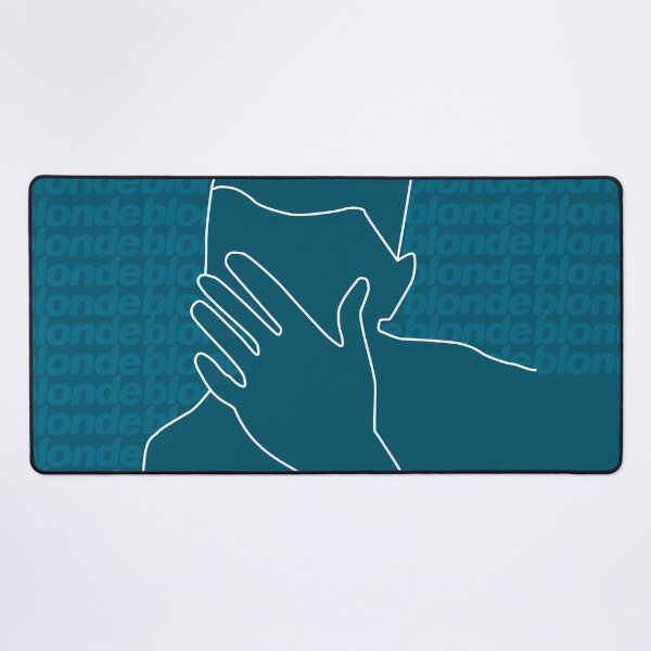Item preview, blonde / frank ocean line art dark teal blue designed and sold by LLCRG.