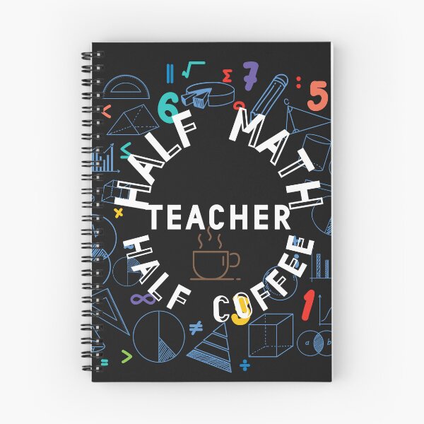 Item preview, Half Math Teacher Half Coffee - Funny Coffee Education quote designed and sold by marvacousins246.