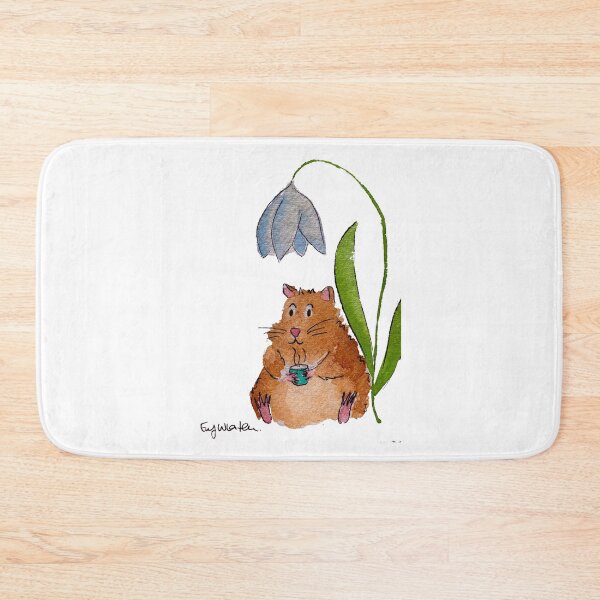 Item preview, Hamster having a cup of tea designed and sold by SheLetters.