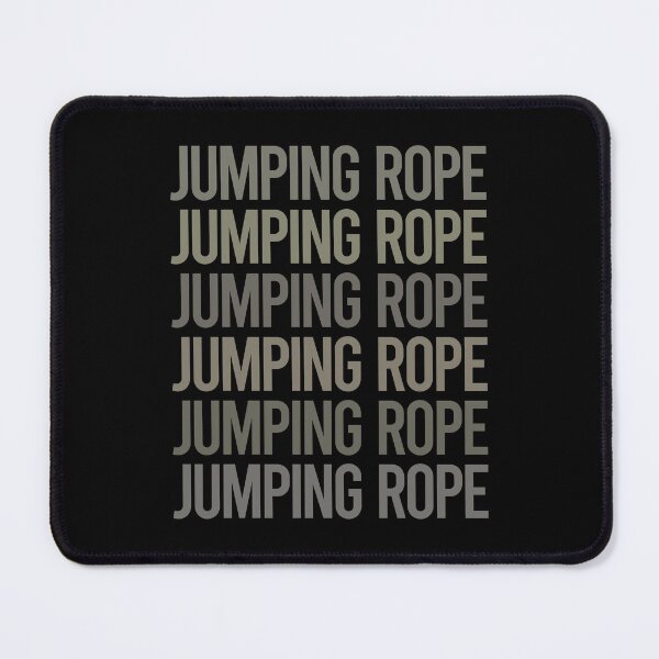 Item preview, Gray Text Art Jumping Rope Jump Skipping Rope designed and sold by TarynBrown3126.