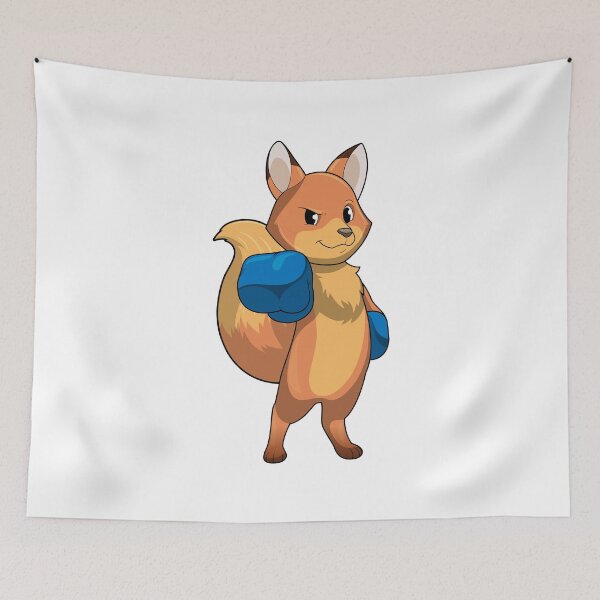 Item preview, Fox as Boxer with Boxing gloves designed and sold by Snabdesign84.