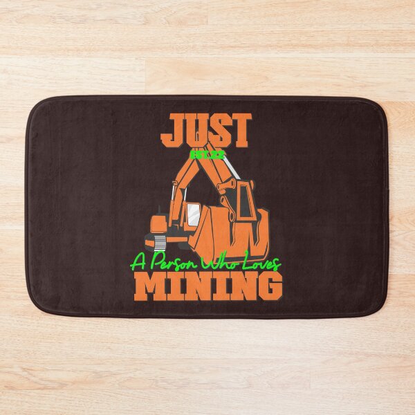 Item preview, JUST A PERSON WHO LOVES MINING designed and sold by GAADesignz.