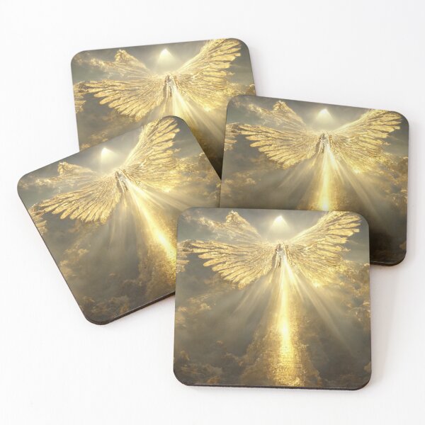 Item preview, Gold wing entering heaven designed and sold by Diseno-Devino.