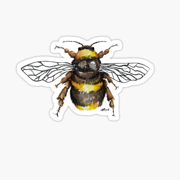 Item preview, Honey Bee Watercolor designed and sold by BreonBliss.