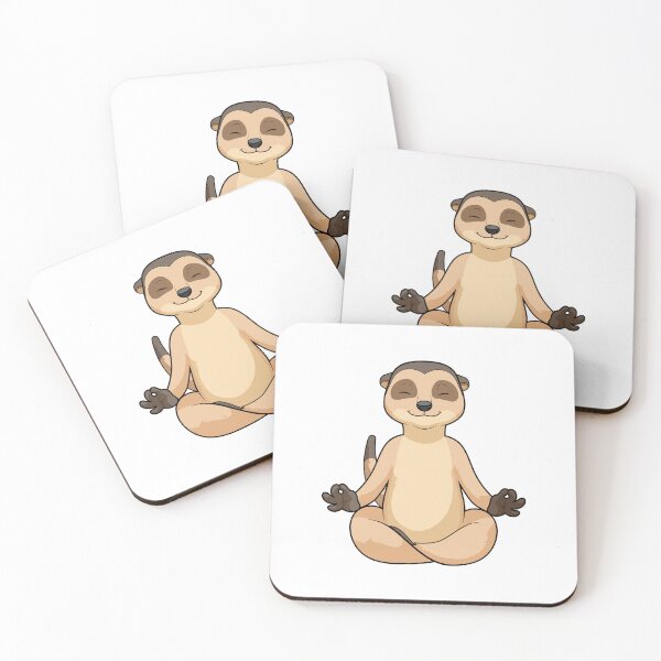 Item preview, Meerkat at Yoga Meditation designed and sold by Snabdesign84.