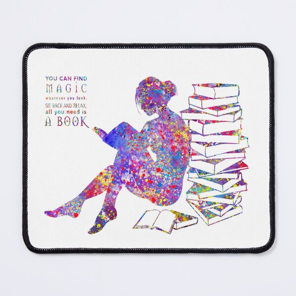 Item preview, Reader girl designed and sold by Rosaliartbook.