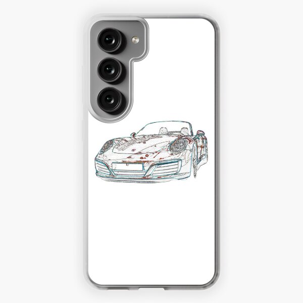 Sports Car 911 Pink Pig Phone Case For Samsung Galaxy S23 S21 S22