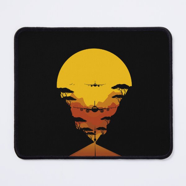 Item preview, JET YELLOW SUN - Sunset silhouette art designed and sold by dennaibz.