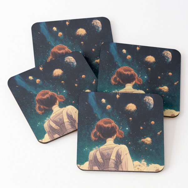Item preview, Space Gazing Girl- best selling  designed and sold by Aditya Bhole.